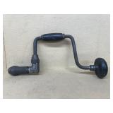 Hand crank antique drill