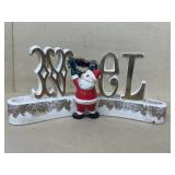 1959 NOEL Santa Claus, porcelain Christmas