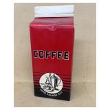 Coffee advertising wrapper