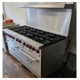 KaTOM 10 Burner Gas Stove, Industrial