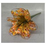 Art glass flower