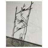 Wrought iron bird decoration