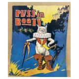 Puss in boots linen book