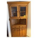 Oak Corner cupboard