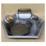Biscuit cutters whisk aluminum pans