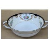 Japanese decorative double handled bowl