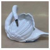 Canada glass swan dish