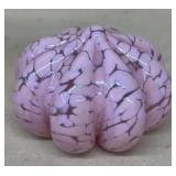 Glass garlic shaped paperweight