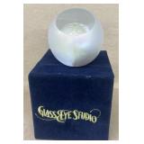 "The MOON" Glass Eye studio paperweight