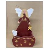 Wooden angel decoration