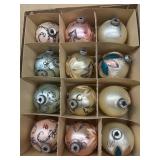 Vintage Christmas glass ornaments