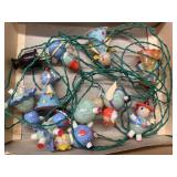 Vintage Christmas, lights, little kids, angels,