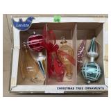 Glass Christmas tree ornaments vintage