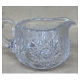 Cut glass creamer