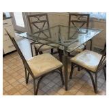 Super Table & Chairs, Glass Top