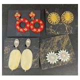 Costume jewelry earrings