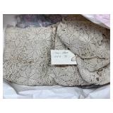 Ecru lace 64"x78"
