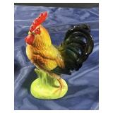 Porcelain rooster figure