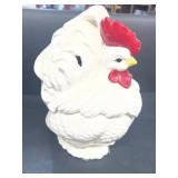 Chicken cookie jar does have a crack