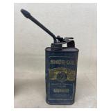 SHUR oil advertising can