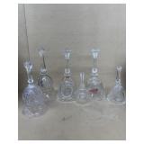 Crystal glass bells