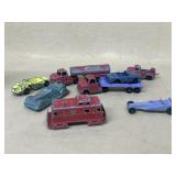 Tootsie and midge toy cars and truck trucks