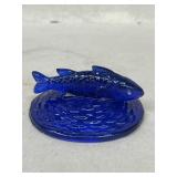 Cobolt blue fish lid