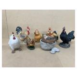Chicken figure collection