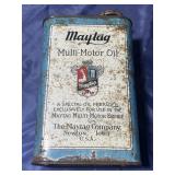 Maytag motor oil can