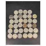 (34) buffalo nickels