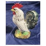 Porcelain chicken statue