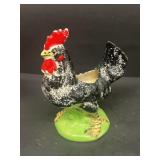 Rooster porcelain planter
