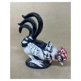 Black and white chicken