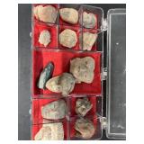 Collection of stone carved ancient ceremonial