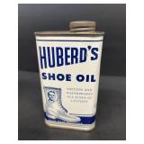 HUBERDS shoe oil advertising can full