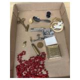 Baby, spoon clock key camping knife, miscellaneous