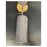 Pottery OWL bell
