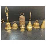 Brass bell collection