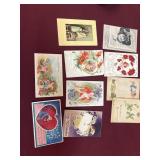 Early valentine postcards