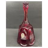 Fenton cranberry bell
