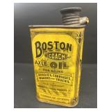 Boston axle oil advertising can standard oil