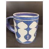 Royal Copenhagen, first year mug on silver
