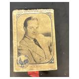 1950s matchbox featuring Bob Hope and Ellen Drew