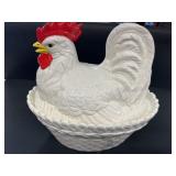 Hand on nest cookie jar