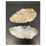 Indian arrowheads found in Fayette County Indiana