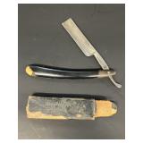 Germany imperial Street razor handle is cracked