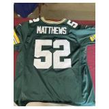 Matthews Green Bay Packers jersey size extra large