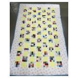 Square pattern, colorful Quilt 7