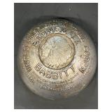 Stonewall Babbitt metal paperweight with Indian