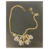 TRIFARI crown Mark rhinestone necklace